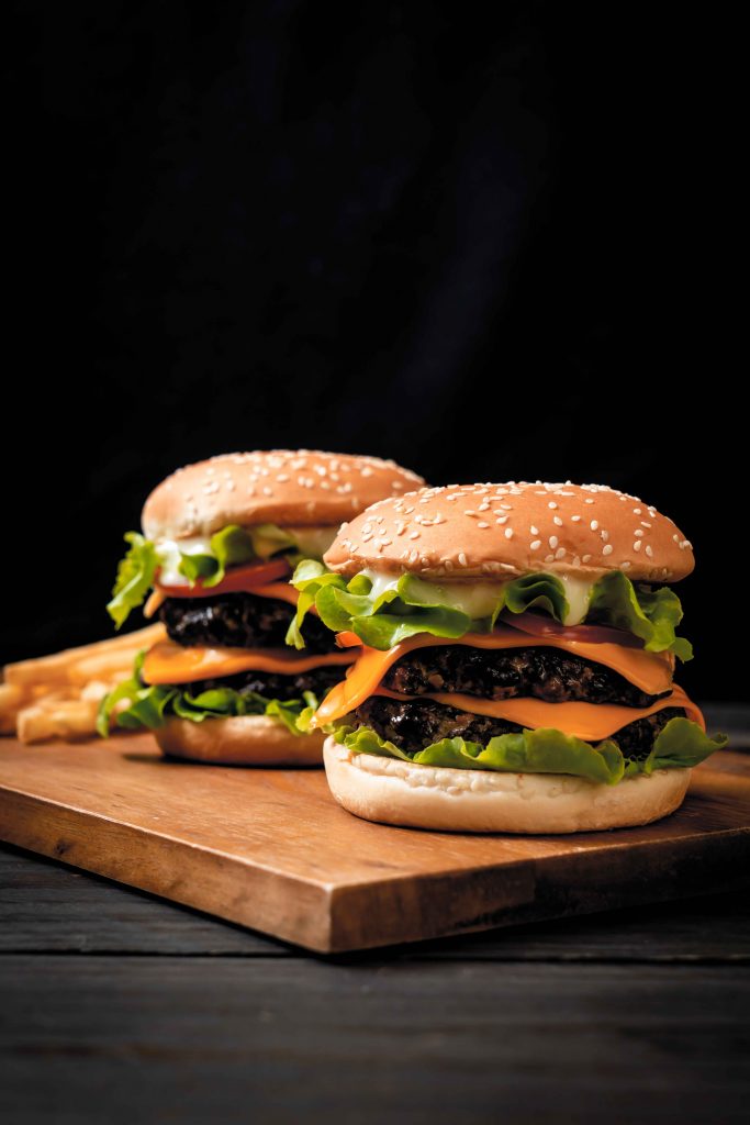 fotografia de hamburguesa