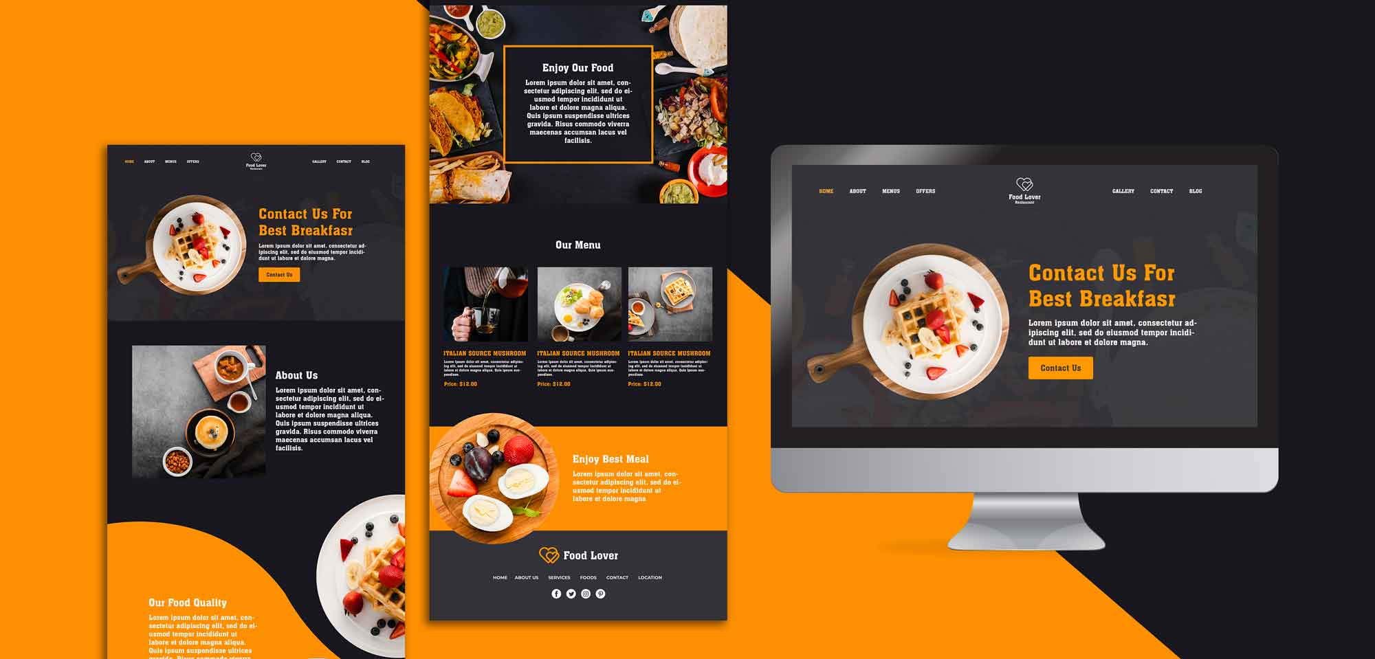 paginas web para restaurantes
